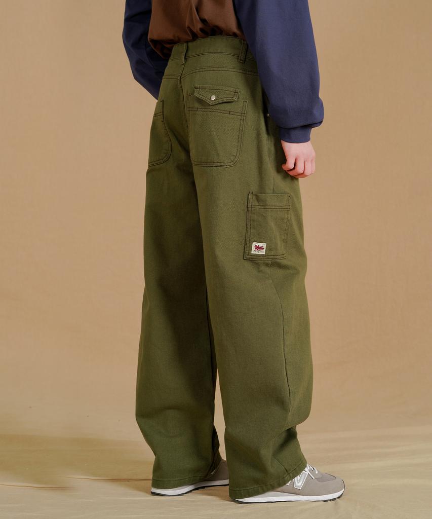 WV PROJECT Mellow Balloon Cotton Pants Khaki Jnlp7782