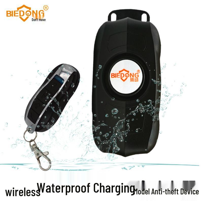 Waterproof Rechargeable Anti-Theft Vibration Alarm for Bikes and Motorcycles