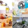 Mason Jar Shaker Lids Stainless Steel Seasoning Shaker Tops for Sugar