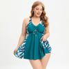 Nuovo costume da bagno oversize da donna, costume da bagno bikini diviso classico