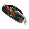Coach Teri 25 Classic Logo Signature Patent Leather And Smooth Leather Crossbody Shoulder Bag Medium Women Bags Silver Black CDY98-SVBK