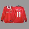 Man L Retro Jersey Football Jersey No. 7 Beckham Cantona C Ronaldo Rooney Giggs Jersey