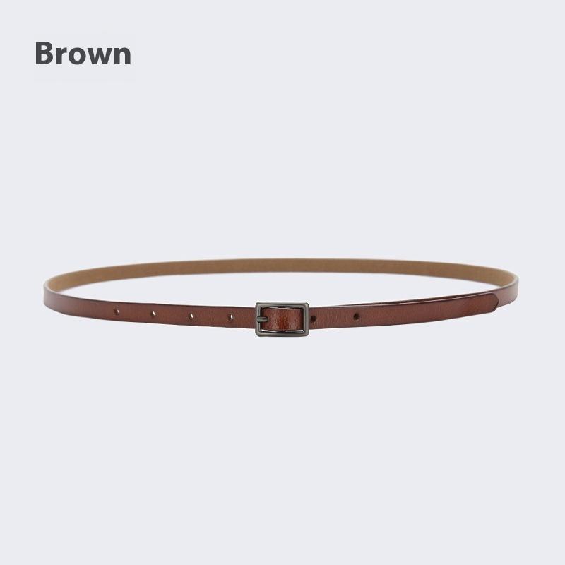 

Пояс женский изящный декоративный аксессуар для платья с юбкой летний черный простой универсальный модный маленький пояс 105cm