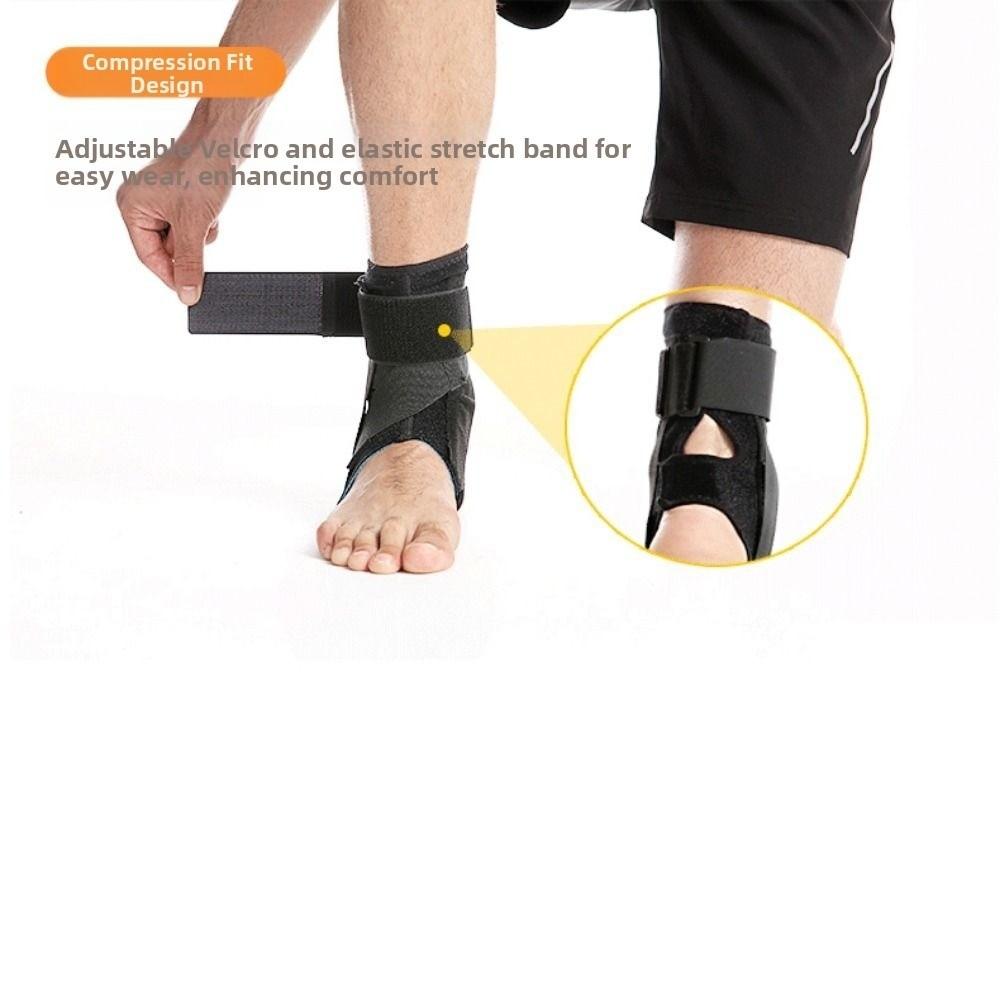 Ergonomic Design Fitness Ankle Brace Adjustable Straps Foot Ankle Protector  Fitness Training