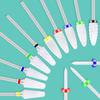 10PCS Milling Cutter For Manicure Set Ceramic Nail Drill Bits Cutters for Removing Gel Varnish Manicure Machine Accessories Mill