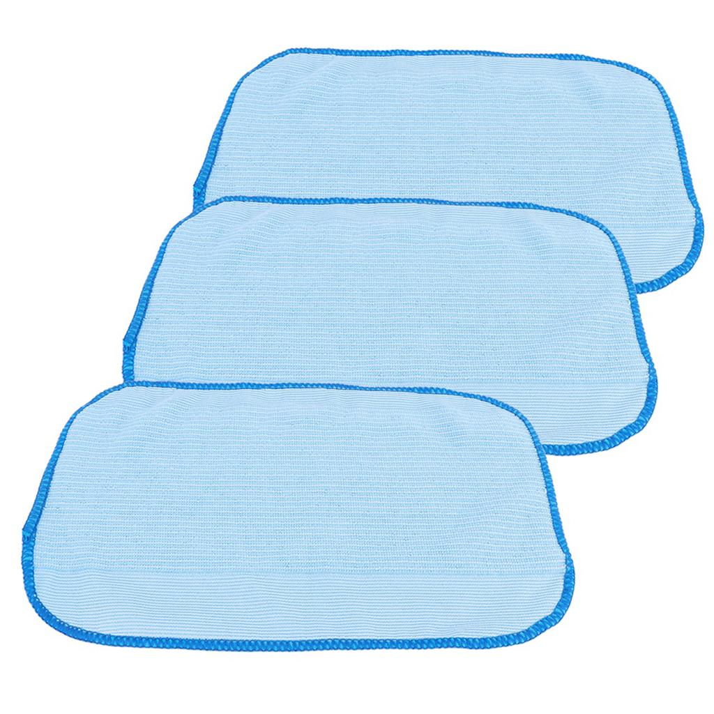 3pcs Wet Fiber Mopping Cloths Mop Pads Fits for Braava 321 380 320 380t Floor Cleaning Machine