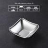 304 Stainless Steel Korean Hot Pot and Barbecue Dipping Dish - Gold, Two or Three Compartments