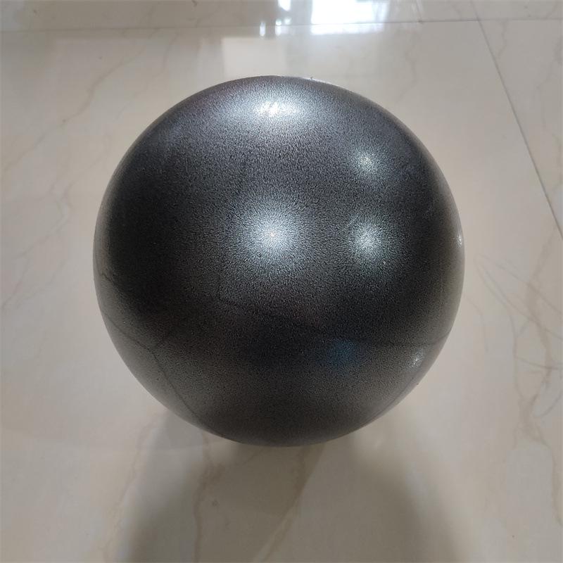 Explosion-Proof 25cm Frosted Mini Pilates Yoga Ball - Wheat Straw Fitness Ball