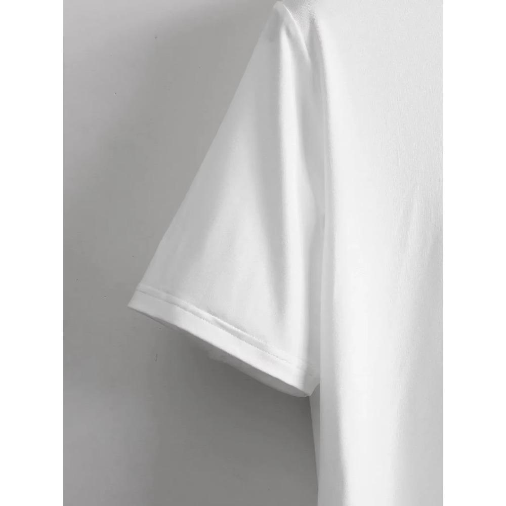 Smile Print T-Shirt for  Men's Casual Crew Neck Short-Sleeve  Fashion Summer T-Shirts Tops, Regular and Oversize Tees