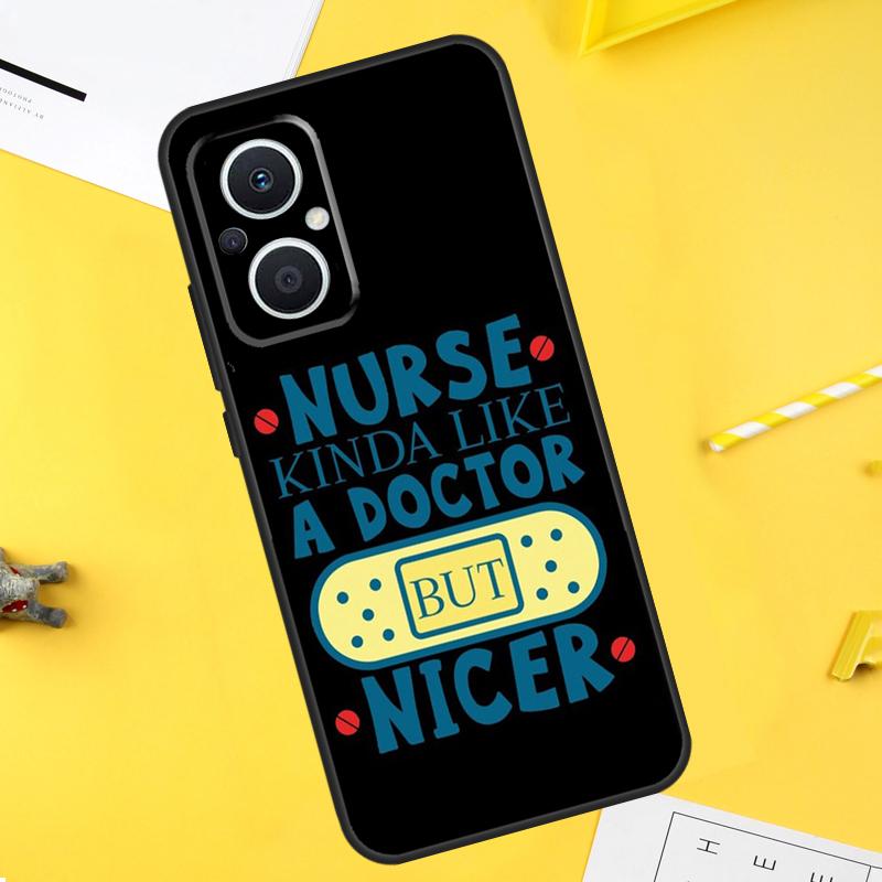 Stethoscope Heart Nursing Nurse For OPPO Reno 7 8 Lite 8T 14F 13F 11F 12F 10 11 12 13 14 Pro OPPO Find X5 X6 X8 X9 Pro Case