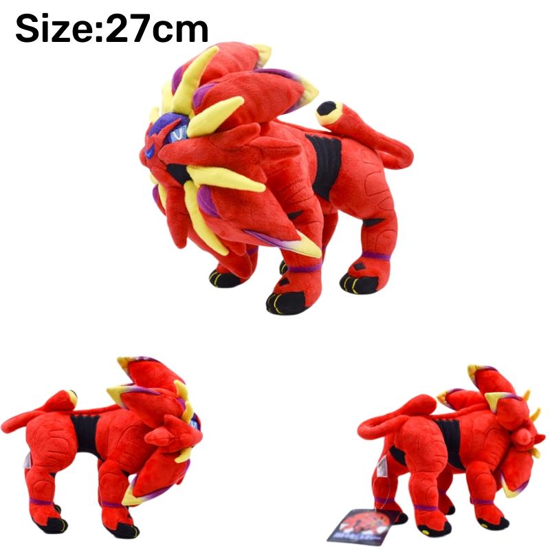 Peluche Pokemon Leggendari Lugia Lucario Giratina Koraidon Zacian Solgaleo Figure Cartoni Animati Morbido Giocattolo di Peluche Regali
