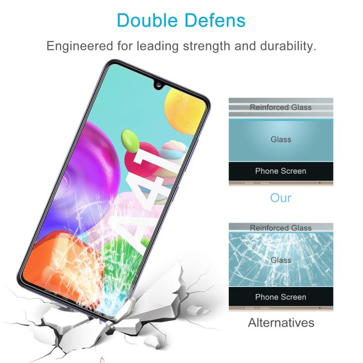 For Samsung Galaxy A41 0.26mm 9H 2.5D Tempered Glass Film