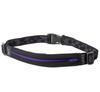SNAP GEAR GLOOP JOURNEY BELT Perfect for Outdoor and and (Size M) SNP-502-010, Black/Purple Zipper, Running, Activities, Travel. Stretchy, Compact,
