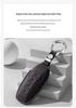 Genuine Leather Key Cover for BYD Qin Pro, Song Plus, Tang, New Energy Han, e9, Denza - Full Coverage