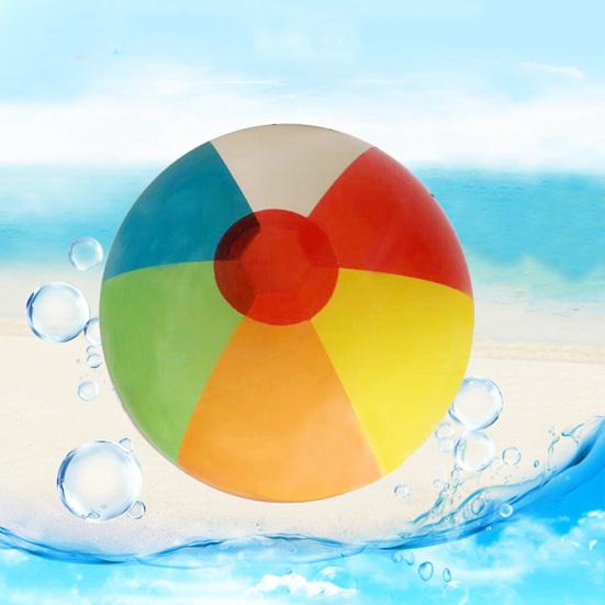 6Pcs Ball Toy Durable Bright Colors Lightweight Portable Colorful Flexible Plastic Boys Girls Rainbow Color Beach Bouncing Ball for Daily Life