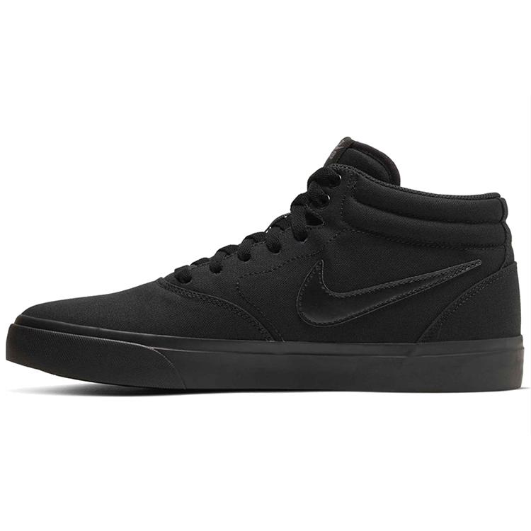 New Nike Sb Charge Mid Canvas 'Black' CN5264-002
