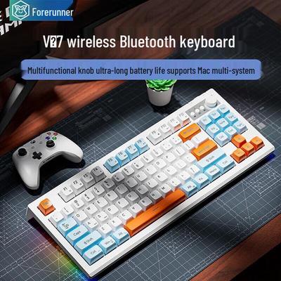 V87 Wireless RGB Dual-Mode Mechanical Feel Keyboard