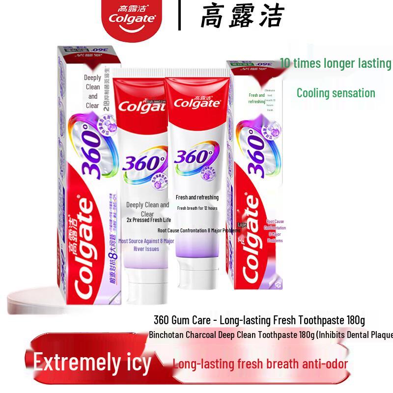Colgate 360 Gum Care Charcoal Deep Clean Toothpaste