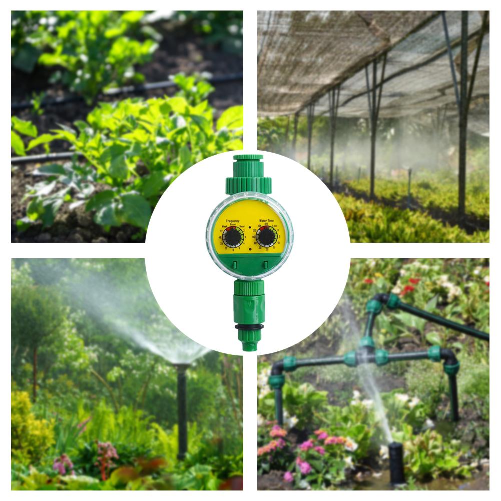 Automatic Irrigation Timer IP65 Waterproof Watering Irrigation Timer Knob Type Intelligent Sprinkler Timer for Lawn Flower Plant
