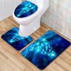 Halloween Bathroom Three-Piece Floor Mat Household Door Mat Bedroom Living Room Carpet