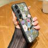 Magnetic For Magsafe Case For Samsung Galaxy S26 Ultra S25 S24 Plus S23 S22 S21 FE Vintage Floral Pattern Matte Cover