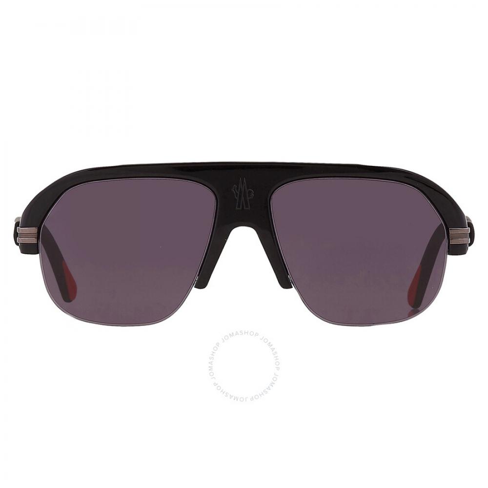 

Moncler Lodge Smoke Navigator Men s Sunglasses ML0267 01A 57