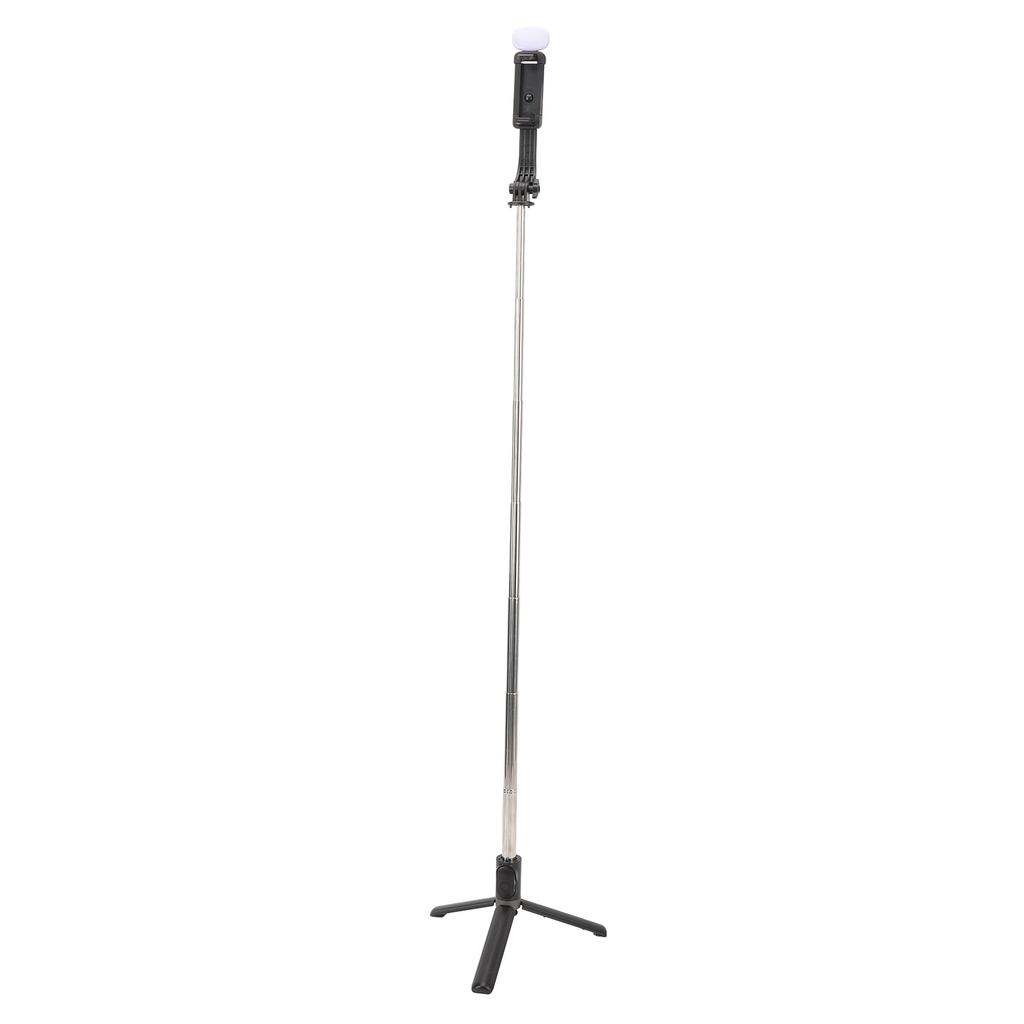 Selfie Stick Tripod with Light USB Rechargeable Bluetooth Telescopic Phone Selfie Stick with