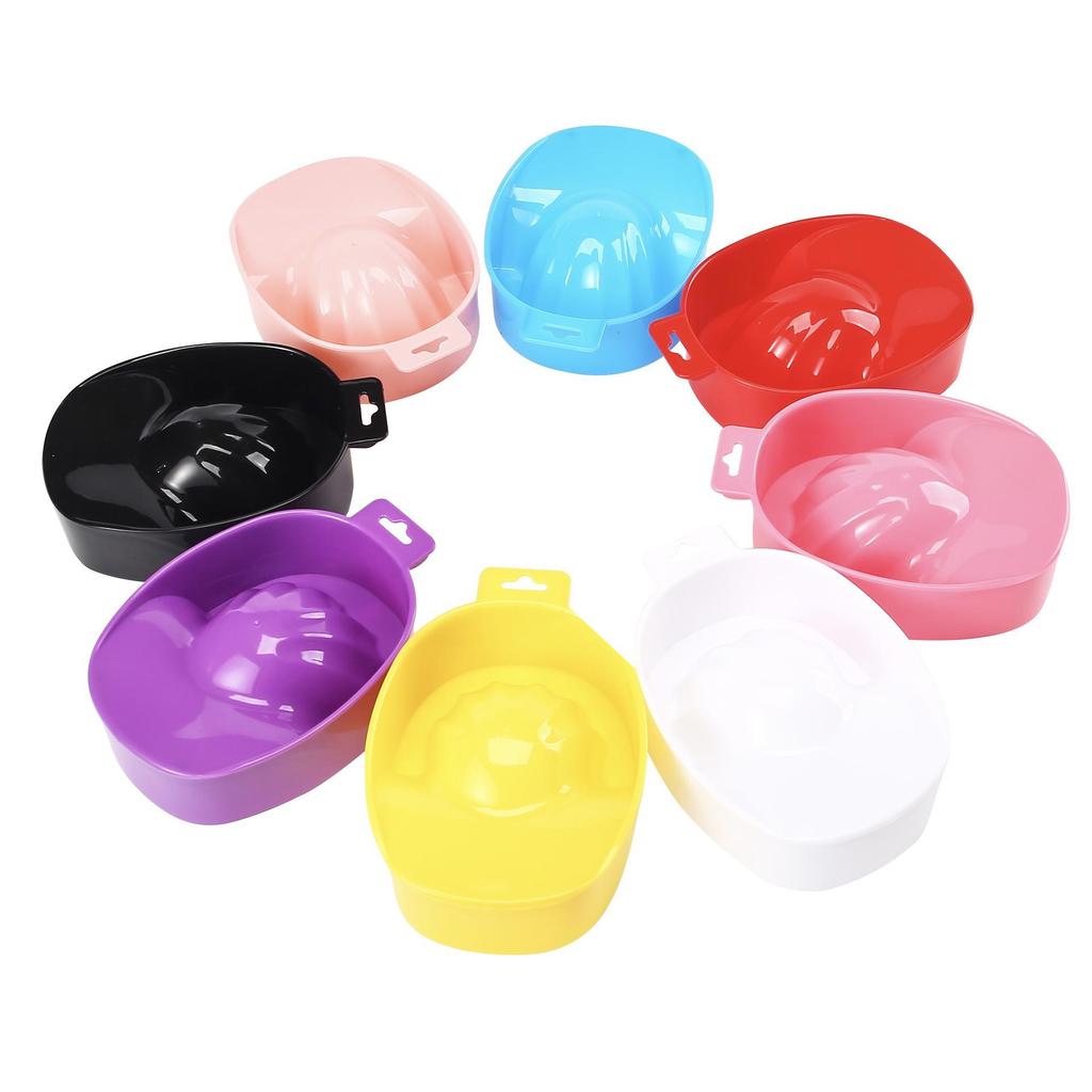 Nail Art Kit: Double-Layer Soak Bowl & Cuticle Softener in Random Colors