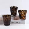 Brown Tortoise Glass, Retro-Style Glass Leopard Print Cup High-End Water Cup, Suitable Kitchen Home, Daily Drinking Water