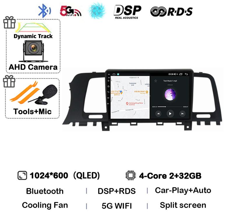 

Android 14 CarPlay Автомагнитола для Nissan Murano Z51 2008-2016 360 стерео мультимедийный видеоплеер 4G WIFI навигация GPS BT