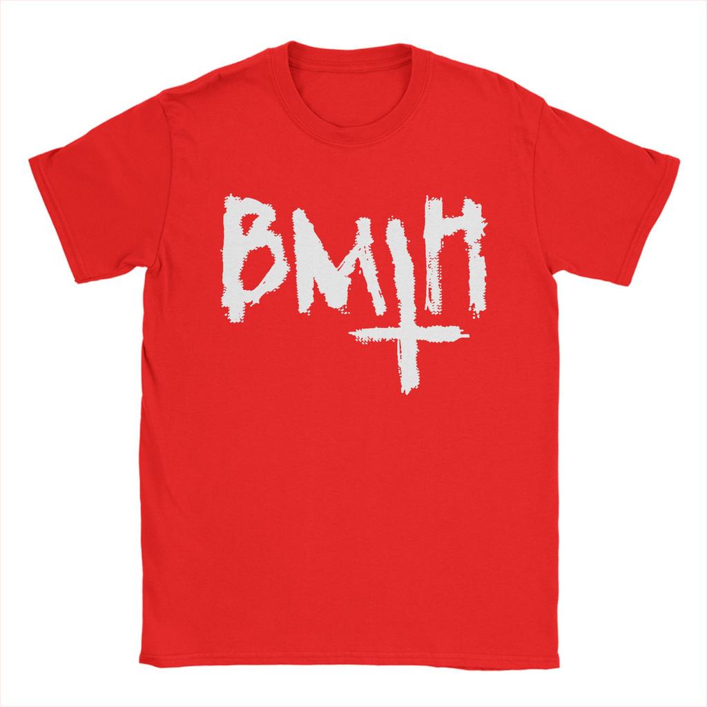 T-shirts pour hommes Bring Me the Horizons BMTH Drôles T-shirts en coton pur Manches courtes T-shirts Col rond Vêtements Nouvelle Arrivée