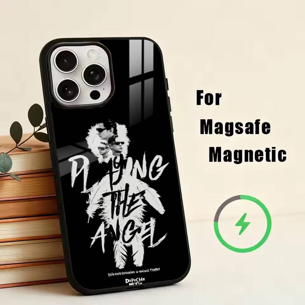 DM-Depech Band Mode  Phone Case For iPhone17,16,15,14,13,12,11 Plus,Pro Magnetic with Magsafe Wireless Charging