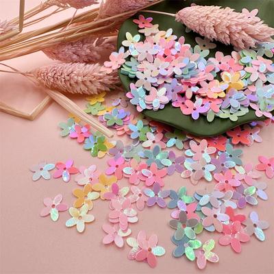 Hollowed Out PVC Patch Fashion Jewelry Accessories 11mm 1000pcs Phantom Plum Beaded Sequins  Accessories