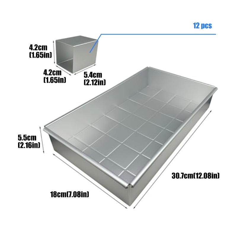 Regulowana forma do ciasta w kształcie cyfr z równomiernym rozprowadzaniem ciepła Nieprzywierające aluminiowe formy do pieczenia dla cyfr liter