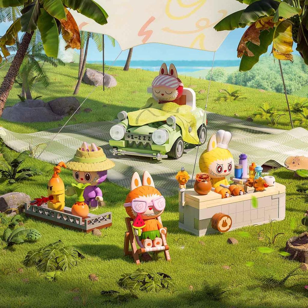 LABUBU Forest Secret Base: Genius Cook Ver. POP MART Interior Block Figure Building Blocks Cute and Stylish Gift LABUBU Official Authentic Product