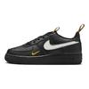 Nike Air Force 1 LV8 GS Black University Gold Kids Sneakers White HF0095-001