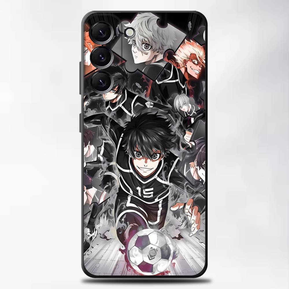 Blue Lock Anime Phone Case For Samsung Galaxy A13,A21s,A22,A31,A32,A52,A53,A71,A80,Soft Black Shell