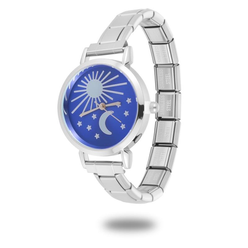 Vintage Luxury High Quality Women's Men's Stainless Steel Windmill Shaped Watch Bracelet For Friend Birthday DIY Jewelry Gifts