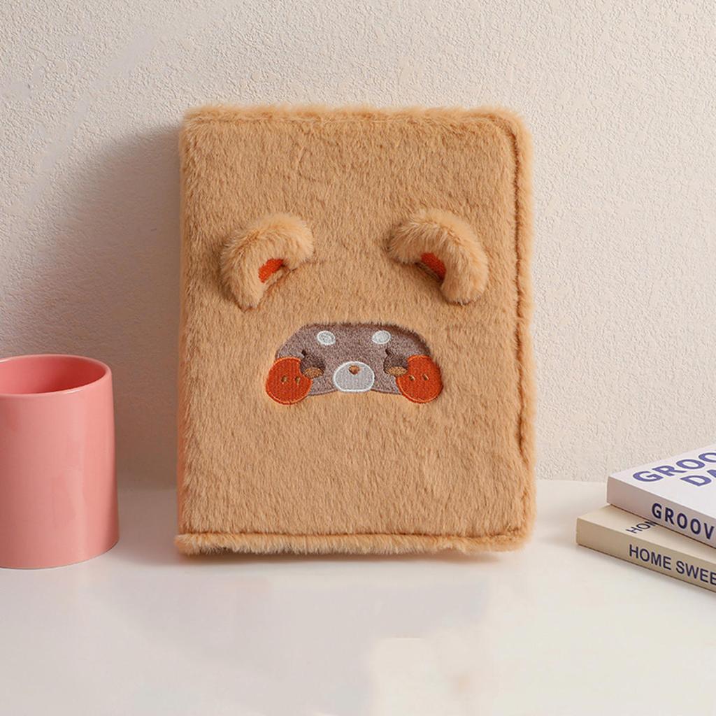 Cartoon Plush A5  Binder Photocard Holder Idol Photo Album Photocards Collect Book Kawaii School Stationery Picture Albums