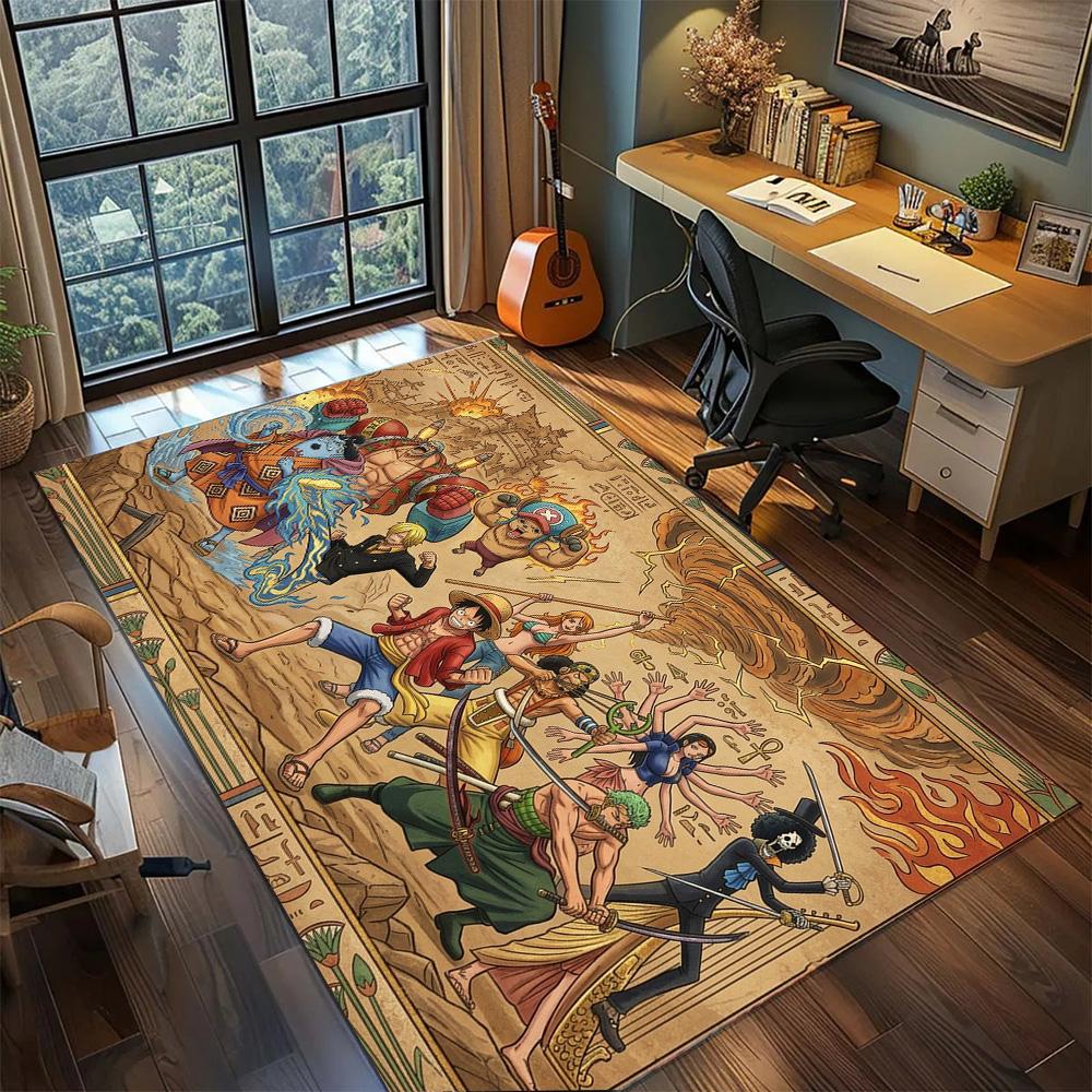 One Piece!Rug Carpet Large Area Rug Non Slip Washable Floor Mat Gamer Room Bedroom Home Decor