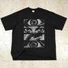 T-shirt graphique humoristique en coton, style streetwear, unisexe, manches courtes, été