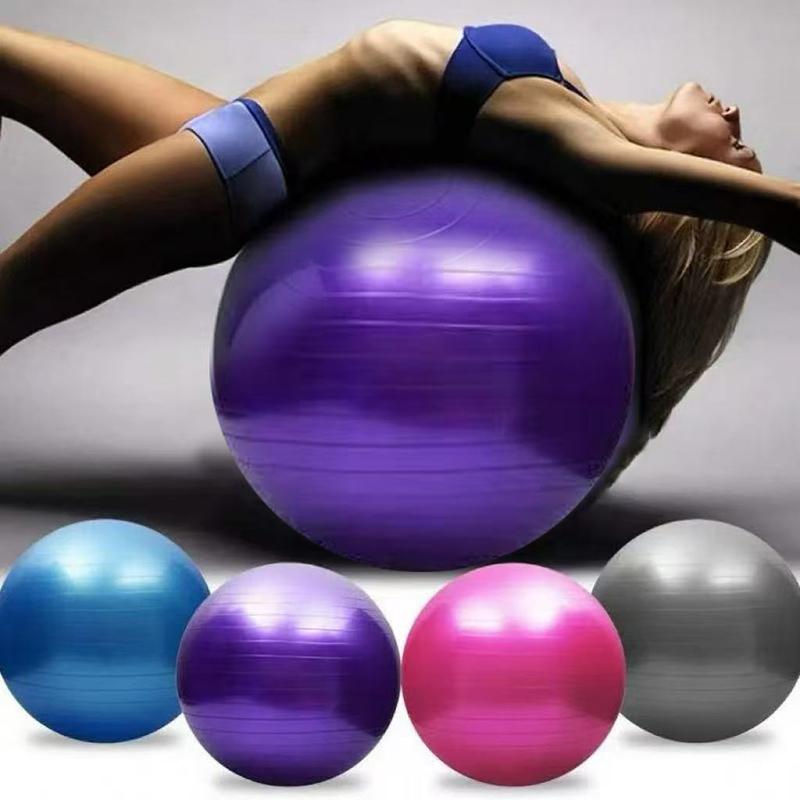 Diameter 45Cm Pvc Fitness Balls Yoga Ball Balance Stability Thickened Explosion-Proof Exercise Home Gym Pilates Equipment
