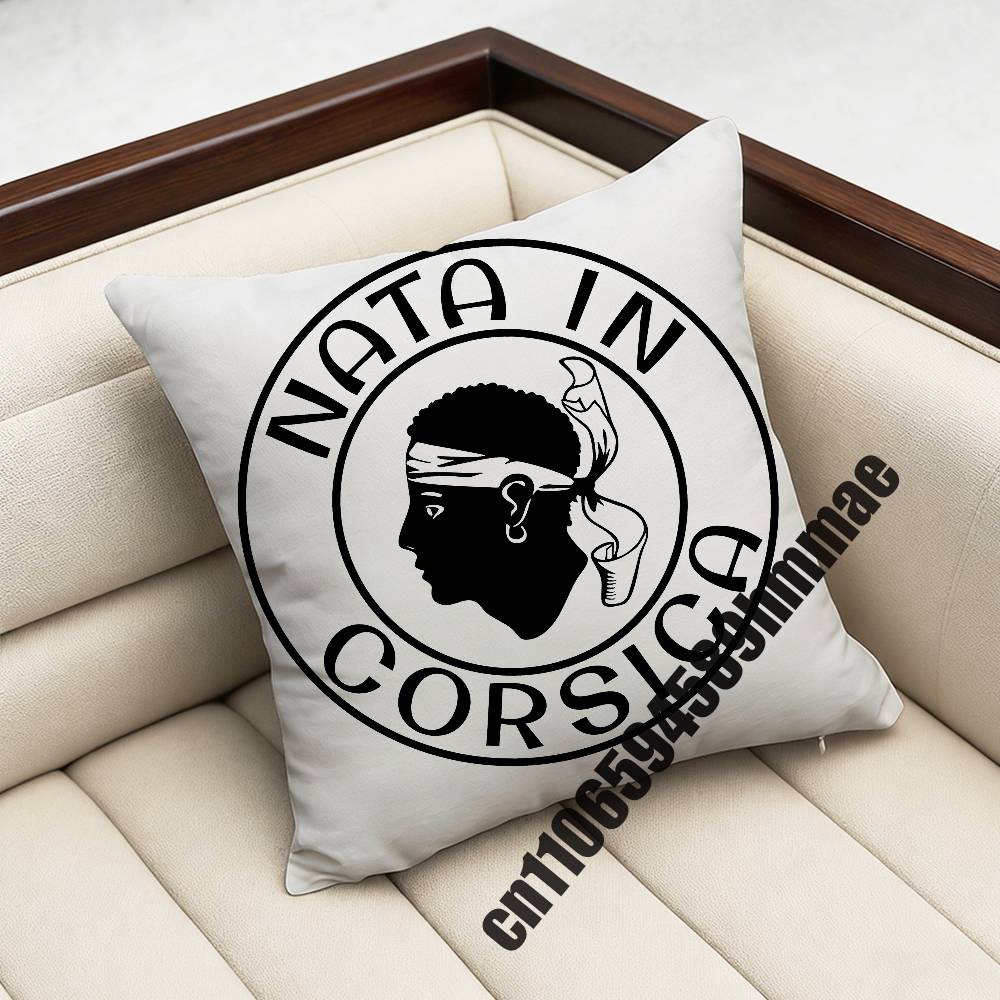 For Corsica Corse France Flag Throw Pillow Case Sham Xcm Xcm Square Home Pillowcase Cushion Cover