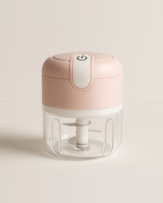 Přenosný 3vrstvý mini sekáček na potraviny, 250 ml USB dobíjecí inteligentní elektrický lis na sekání česneku, mletého masa, cibule, koření atd.