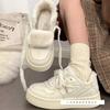 Thick-soled Little White Shoes Women's Four-season Velvet Thermal Shoes Women's Ins Niche Original Women's Shoes Student Board Shoes