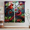 European and American Wind Flowers and Butterflies Kitchen Curtains for Living Room Decoration Home Interior Curtains Blackout