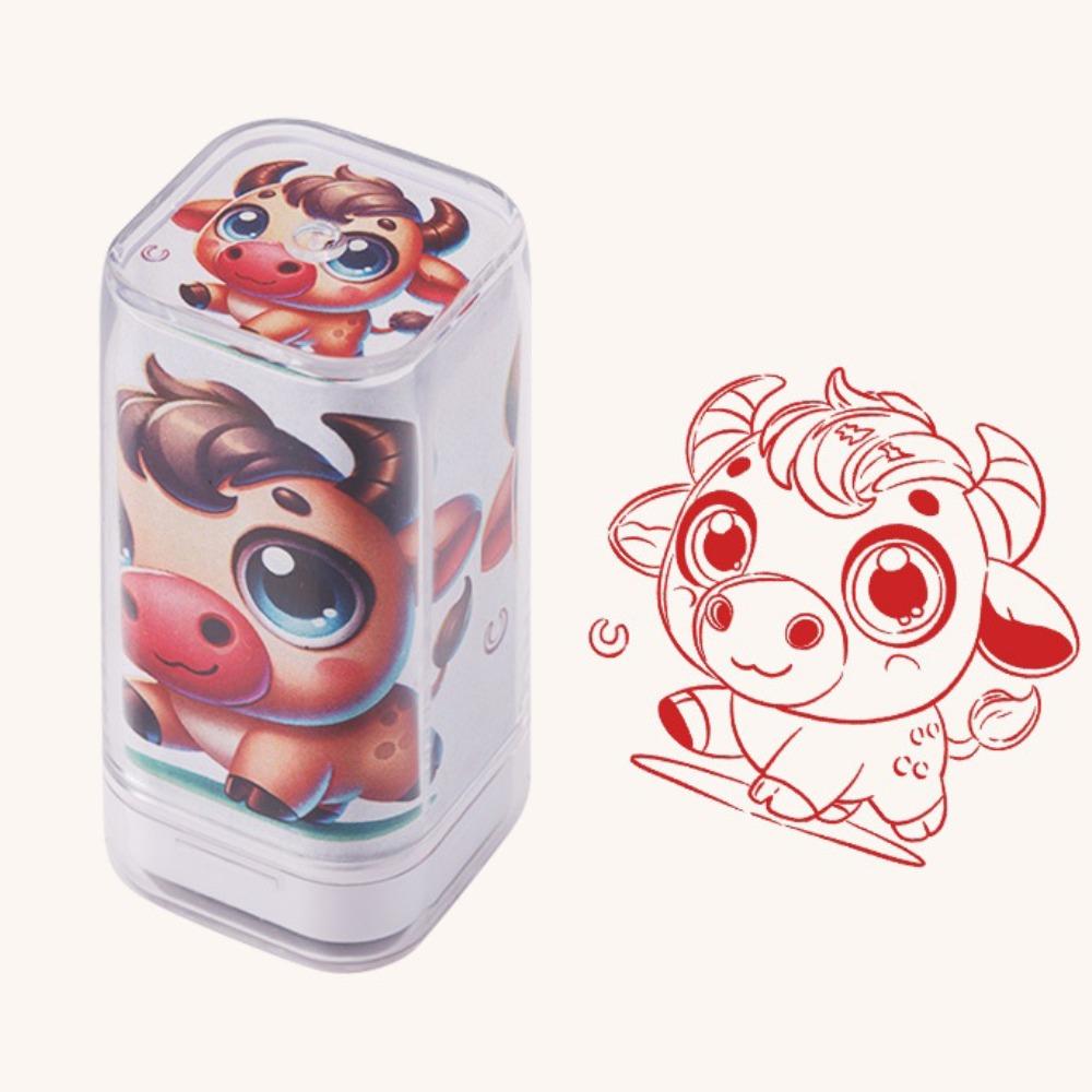 DIY Painting Zodiac Stamps Dragon Monkey Animals Figure Stamps  Scrapbooking Supplies