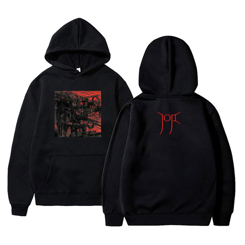 Zpěvák Joji Pixelated Kisses Album Grafická Mikina s Kapucí Pánská Dámská Ležérní Vintage Mikina s Kapucí Pánská Hip Hop Rock Punk Mikina