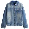 NVG·YOUNG Men's Washed Denim Jacket