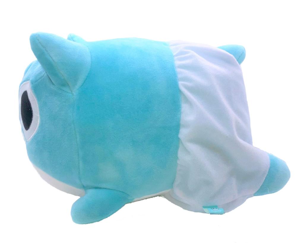 Blue Ham Ham Baby Ham Ham Lying Down Big Plush Toy (Round Eyes)